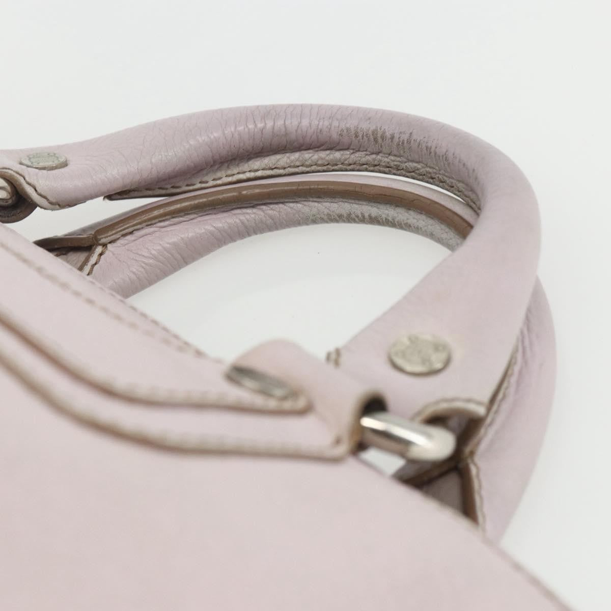 Celine Boogie Satchel Leather, PINK, LEATHER, Handbag