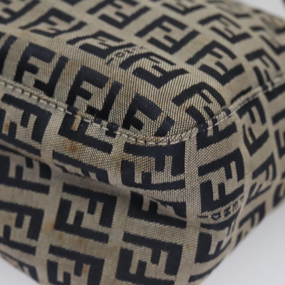 Fendi Vintage Shoulder Bag Zucca Canvas, NAVY, CANVAS, Handbag