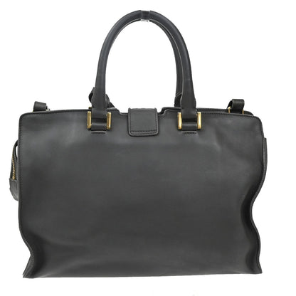 Saint Laurent Classic Y Cabas Leather, GRAY, LEATHER, Handbag