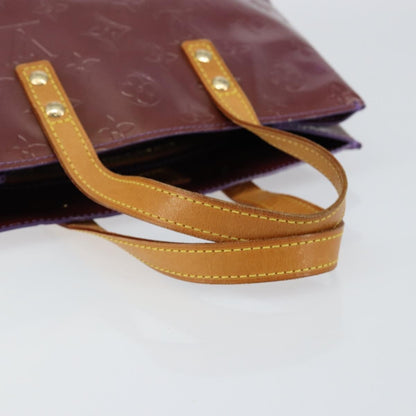 Louis Vuitton Reade Handbag Monogram Vernis, PURPLE, PATENT_LEATHER, Handbag