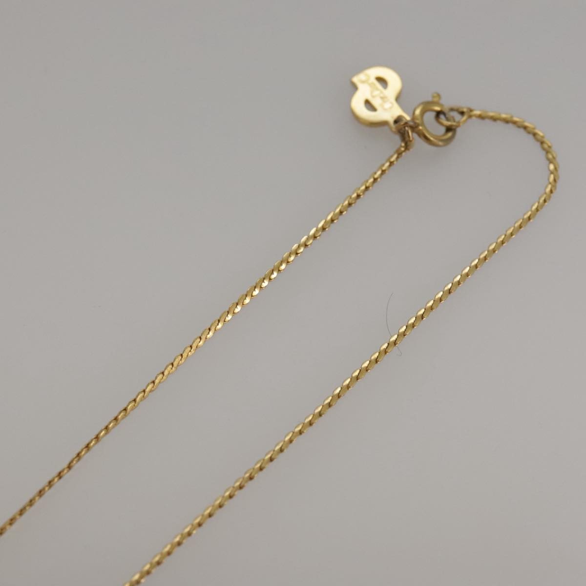 Christian Dior CD Pendant Necklace Gold-plated, GOLD, GOLD_PLATED, Necklace