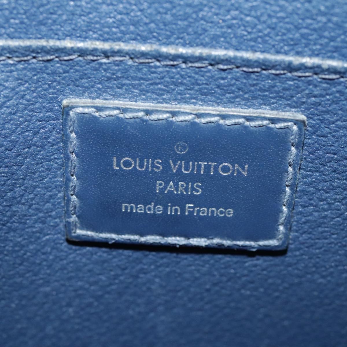 Louis Vuitton Toiletry Pouch Epi Leather, NAVY, LEATHER, Toiletry Case