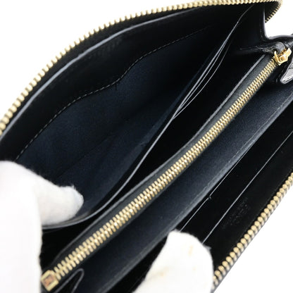 Fendi F is Fendi Zip Around Wallet Leather, BLACK, LEATHER, Wallets