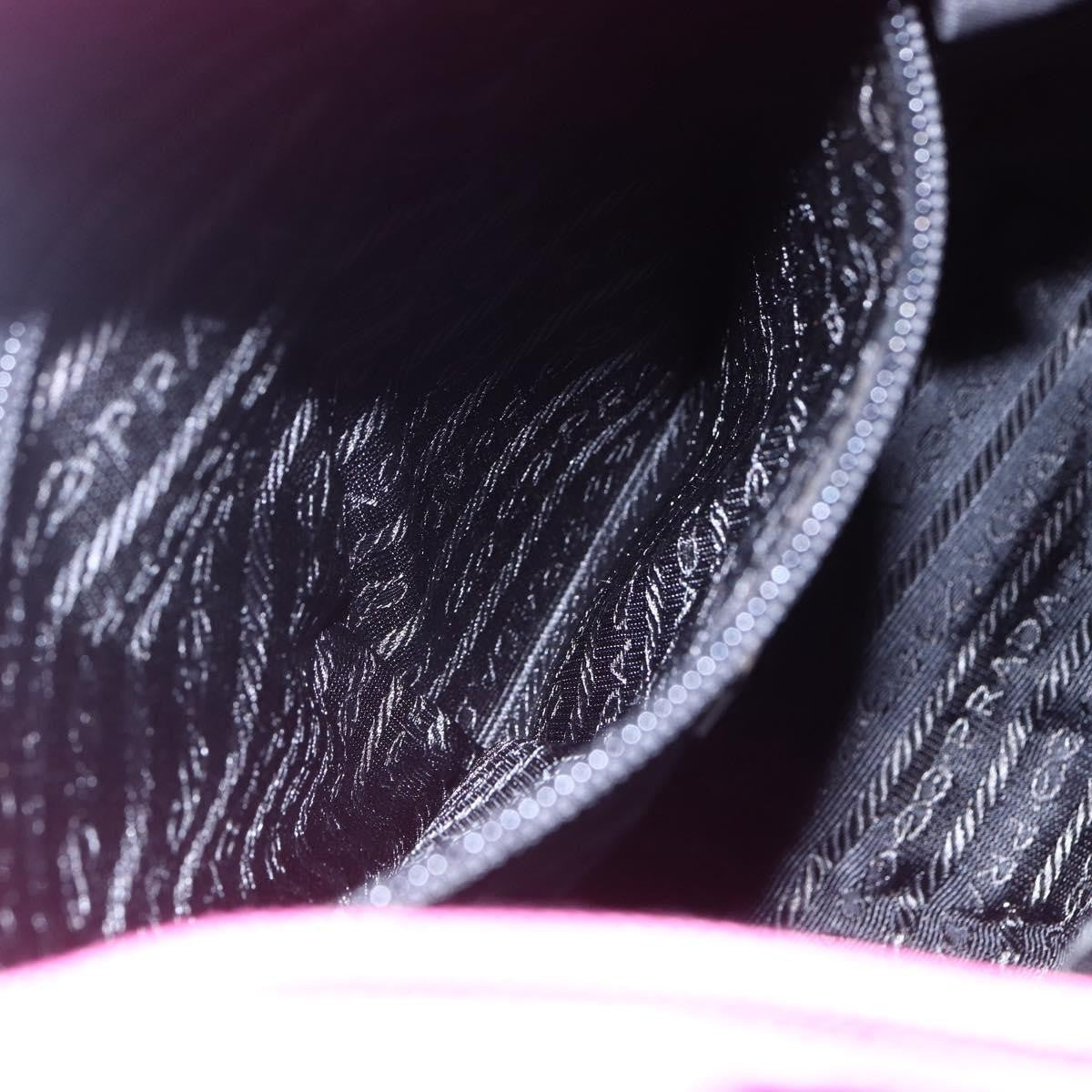 Prada Vintage Zip Tote Tessuto, PINK, NYLON, Tote bag