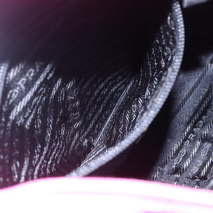 Prada Vintage Zip Tote Tessuto, PINK, NYLON, Tote bag