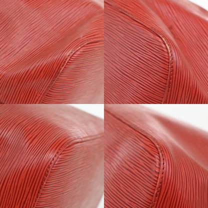 Louis Vuitton Noe Handbag Epi Leather, RED, LEATHER, Shoulder bag