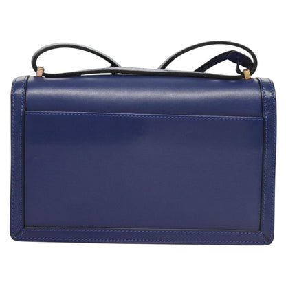 Loewe Barcelona Shoulder Bag Leather, BLUE, LEATHER, Shoulder bag
