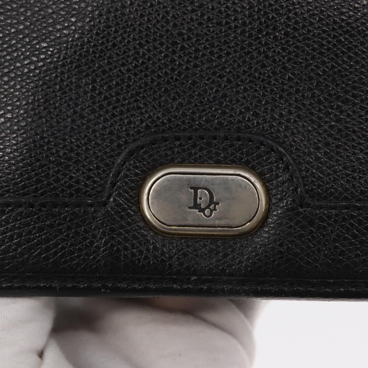 Christian Dior Vintage Shoulder Bag Leather, Black, Leather, Shoulder Bag