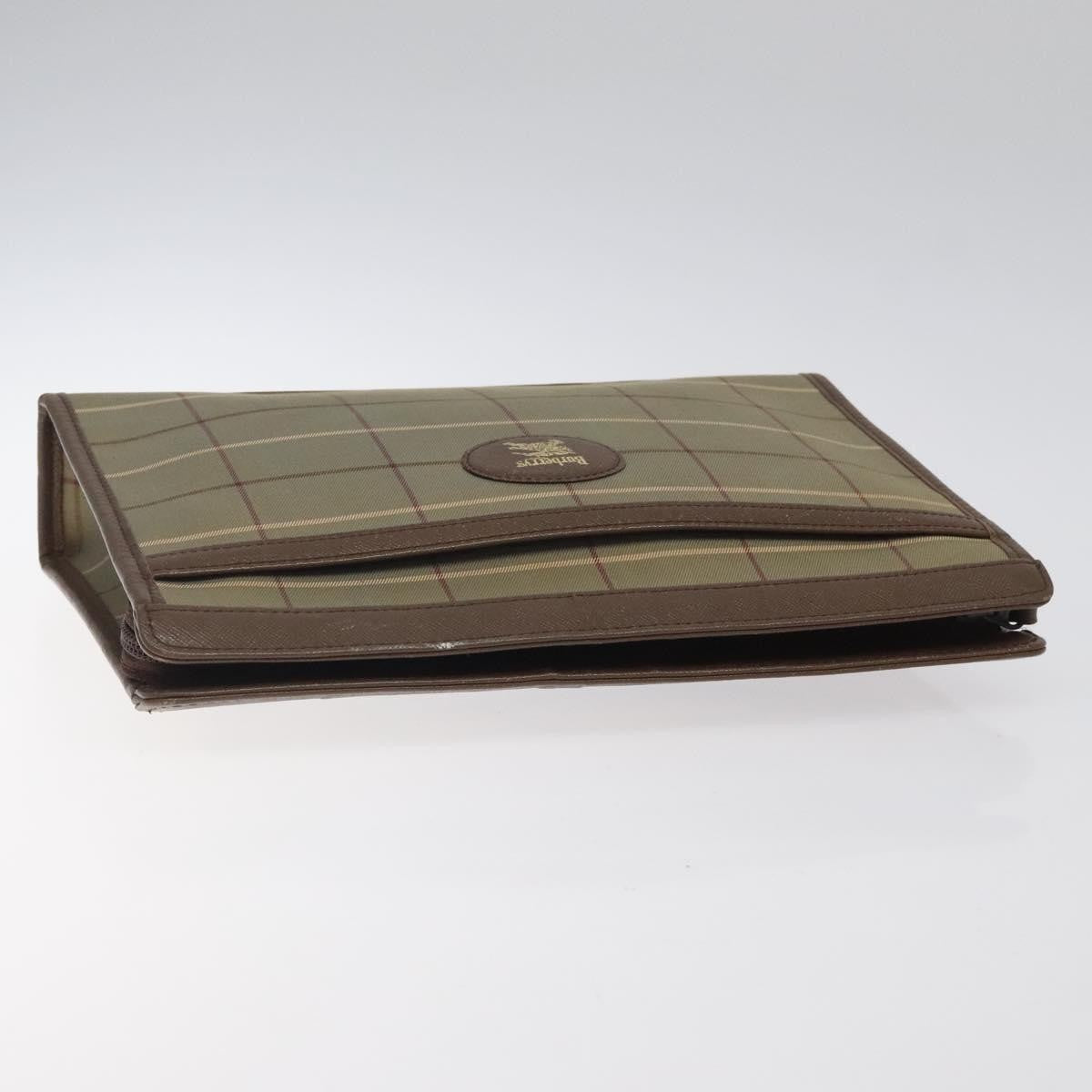 Burberry Nova check Pochette Canvas, BEIGE, CANVAS, Clutche & pouche