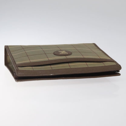 Burberry Nova check Pochette Canvas, BEIGE, CANVAS, Clutche & pouche