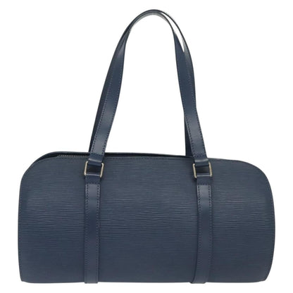 Louis Vuitton Soufflot Handbag Epi Leather, BLUE, LEATHER, Handbag