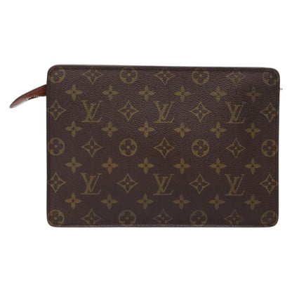 Louis Vuitton Pochette Homme Monogram Canvas, BROWN, CANVAS, Clutche & pouche