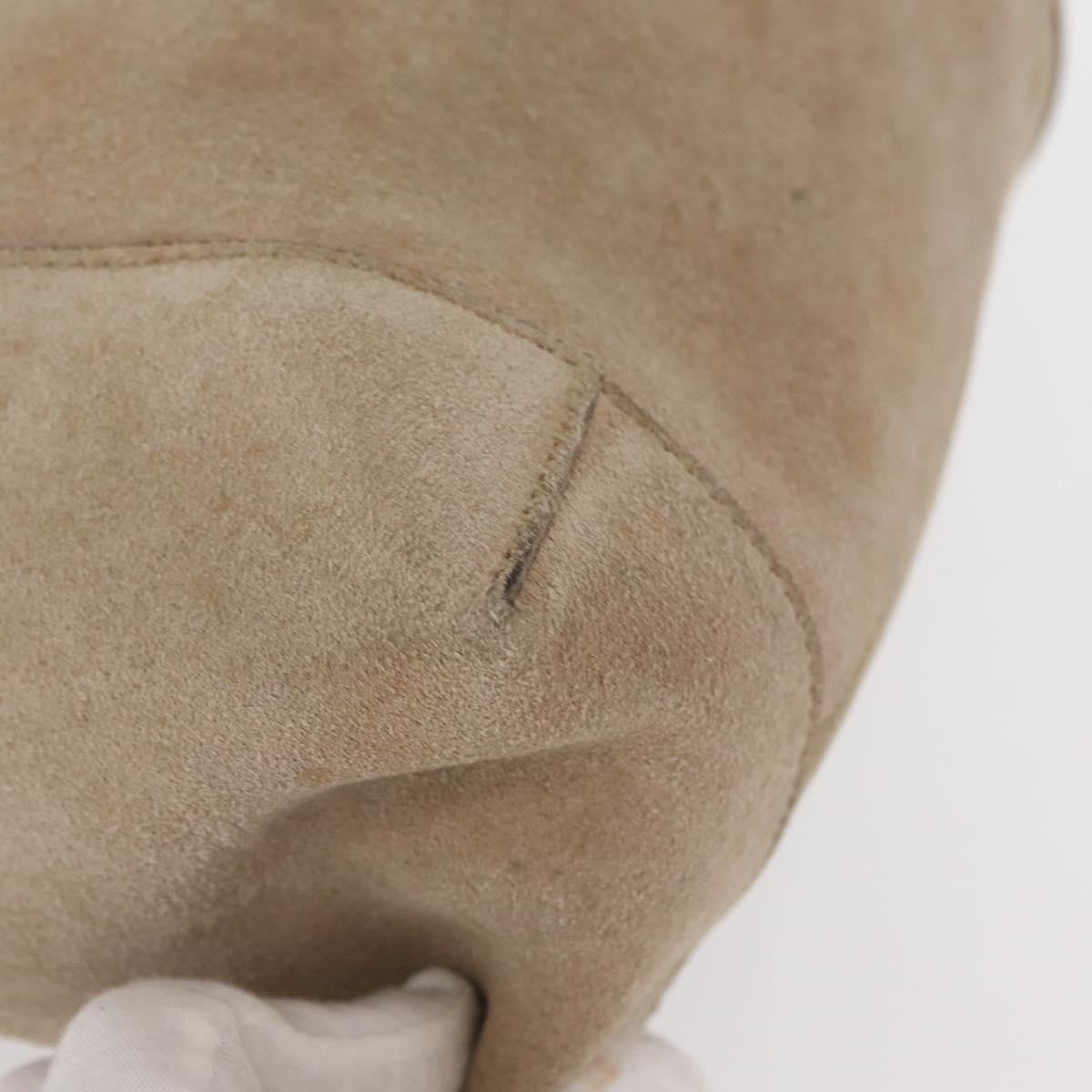 Gucci Vintage Handbag Suede, BEIGE, SUEDE, Handbag