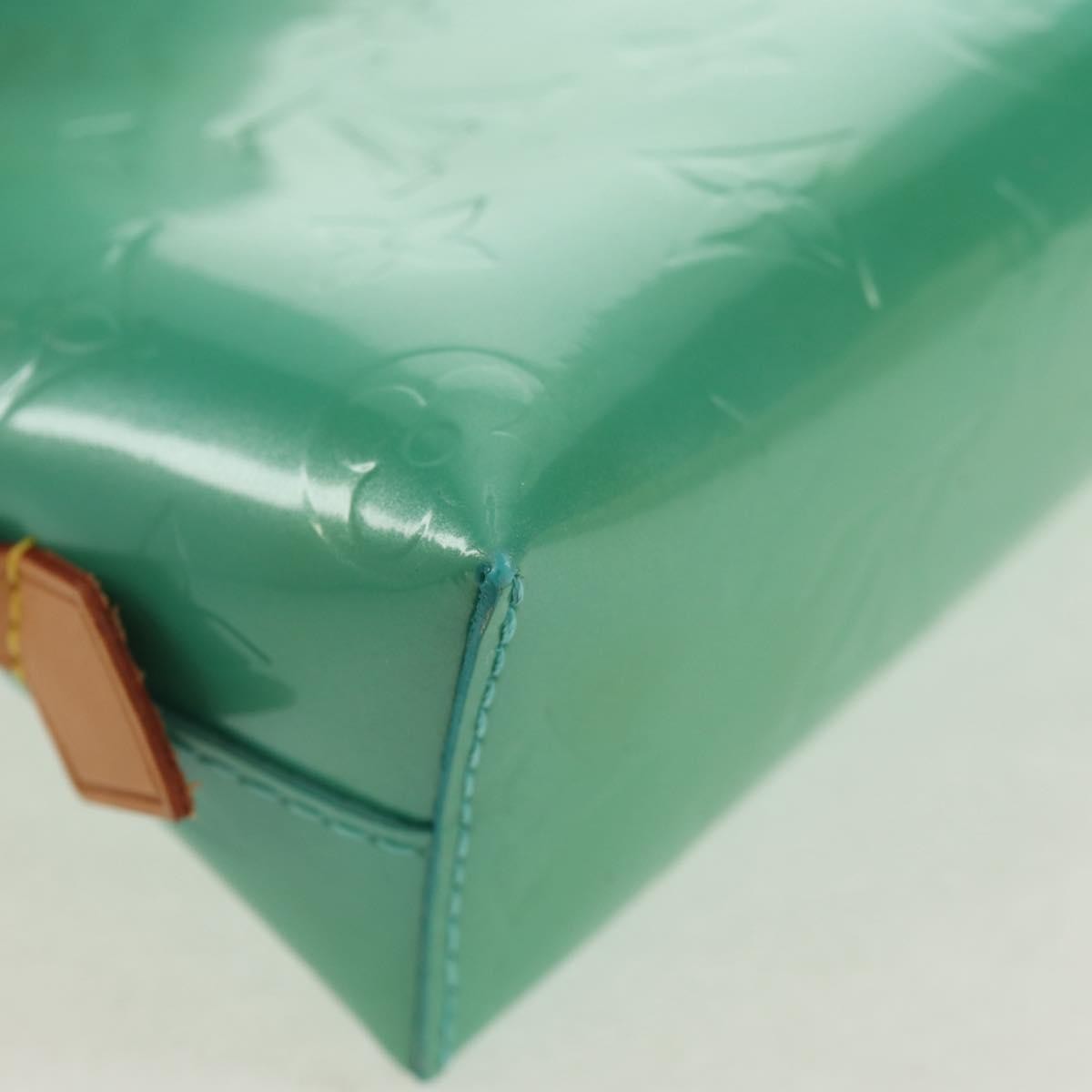 Louis Vuitton Cosmetic Pouch Monogram Vernis, BLUE, PATENT_LEATHER, Clutche & pouche