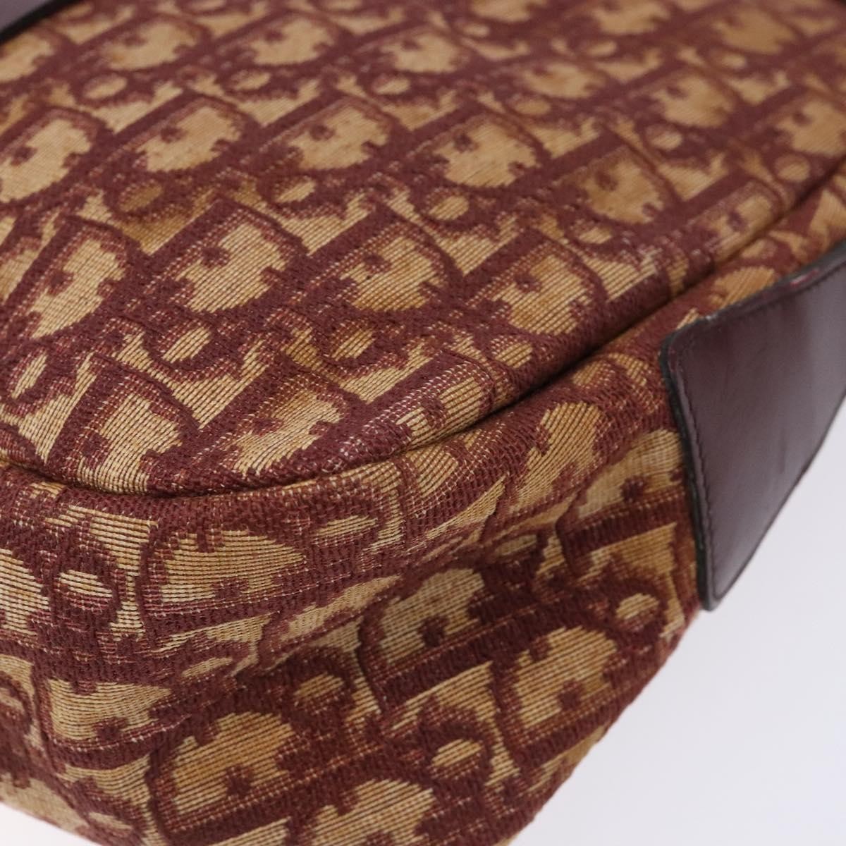 Christian Dior Vintage Trotter Handbag Canvas, RED, CANVAS, Handbag