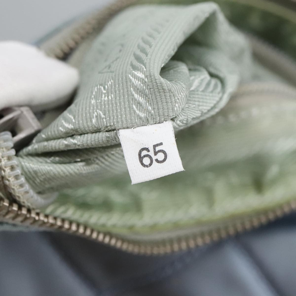 Prada Vintage Shoulder Bag Tessuto, BLUE, NYLON, Shoulder bag