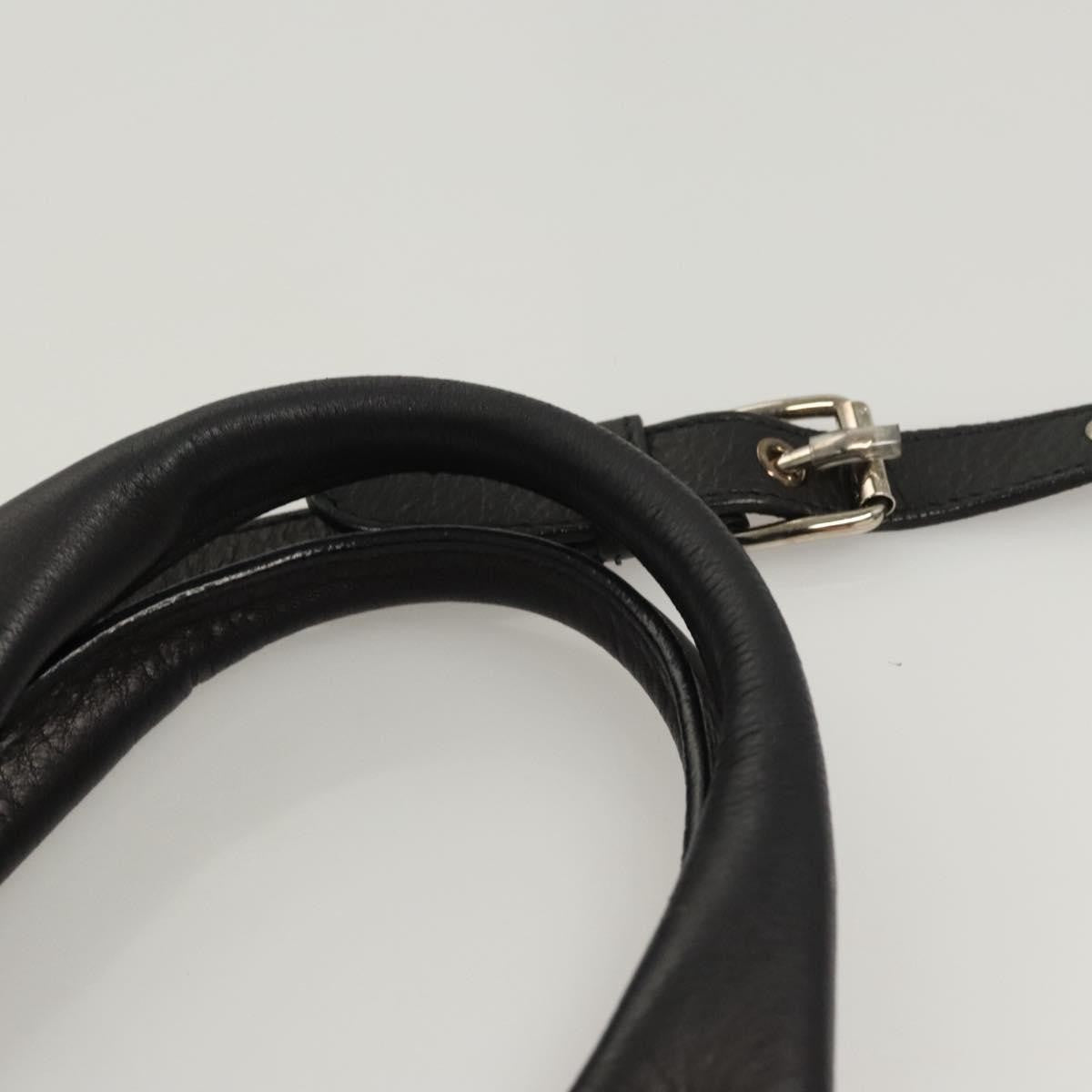 Celine Pillow Handbag Leather, BLACK, LEATHER, Handbag