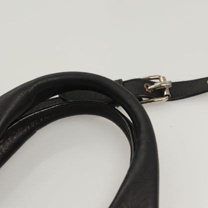 Celine Pillow Handbag Leather, BLACK, LEATHER, Handbag