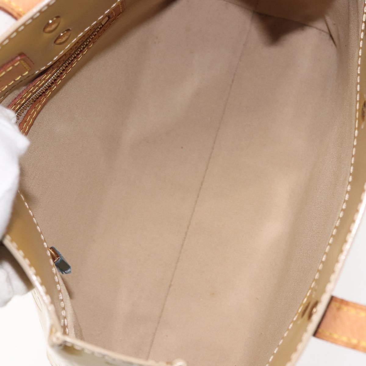 Louis Vuitton Reade Handbag Monogram Vernis, BEIGE, PATENT_LEATHER, Handbag