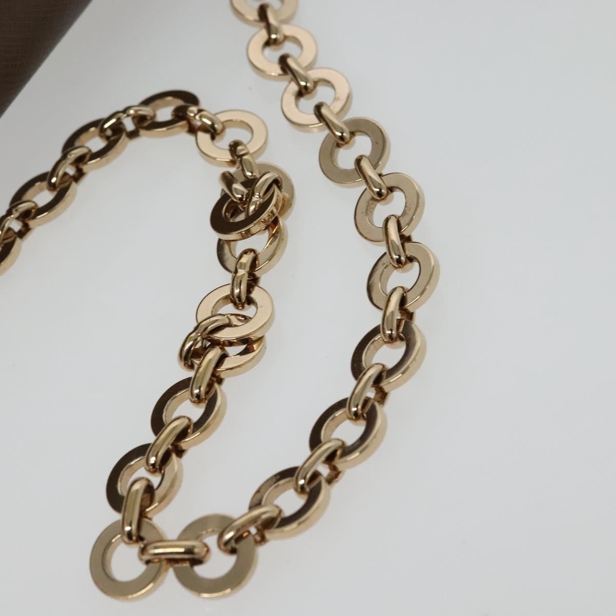 Salvatore Ferragamo Gancini Chain Shoulder bag Leather, BROWN, LEATHER, Shoulder bag