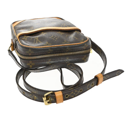 Louis Vuitton Danube Handbag Monogram Canvas, BROWN, CANVAS, Shoulder bag