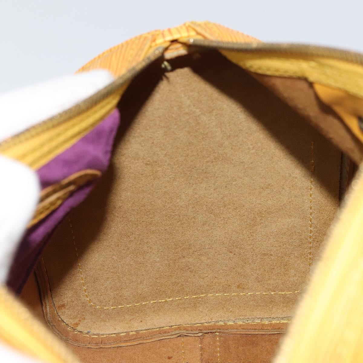 Louis Vuitton Speedy Handbag Epi Leather, YELLOW, LEATHER, Handbag