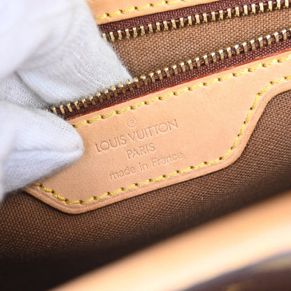 Louis Vuitton Sologne Handbag Monogram Canvas, Brown, Canvas, Shoulder Bag