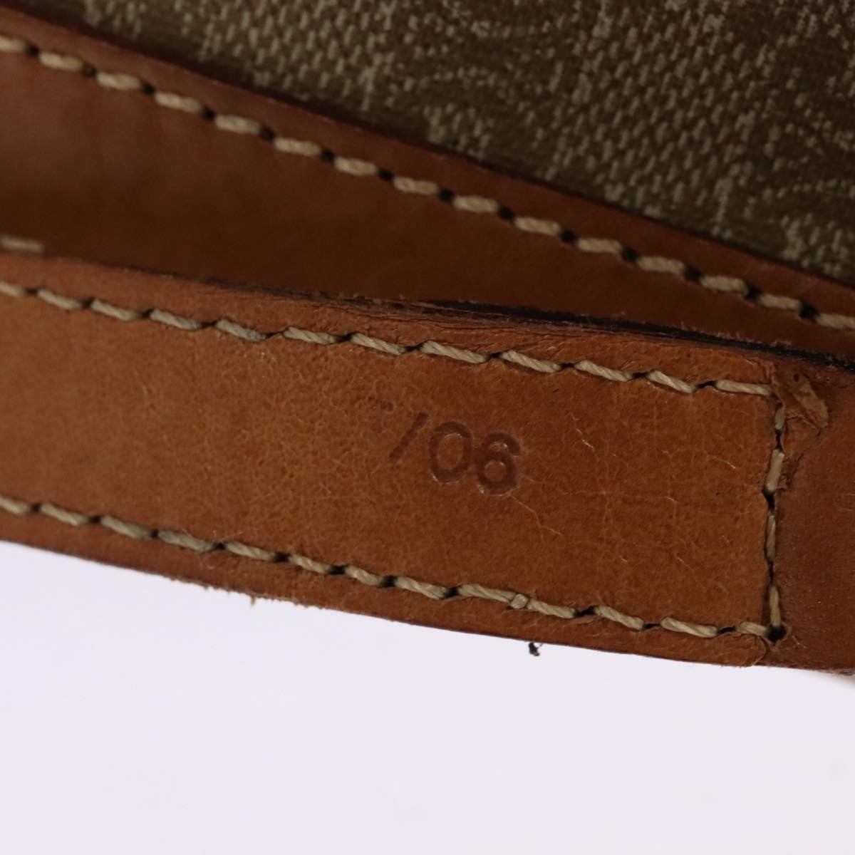 Celine Macadam Shoulder Bag PVC Leather, BEIGE, CANVAS, Shoulder bag