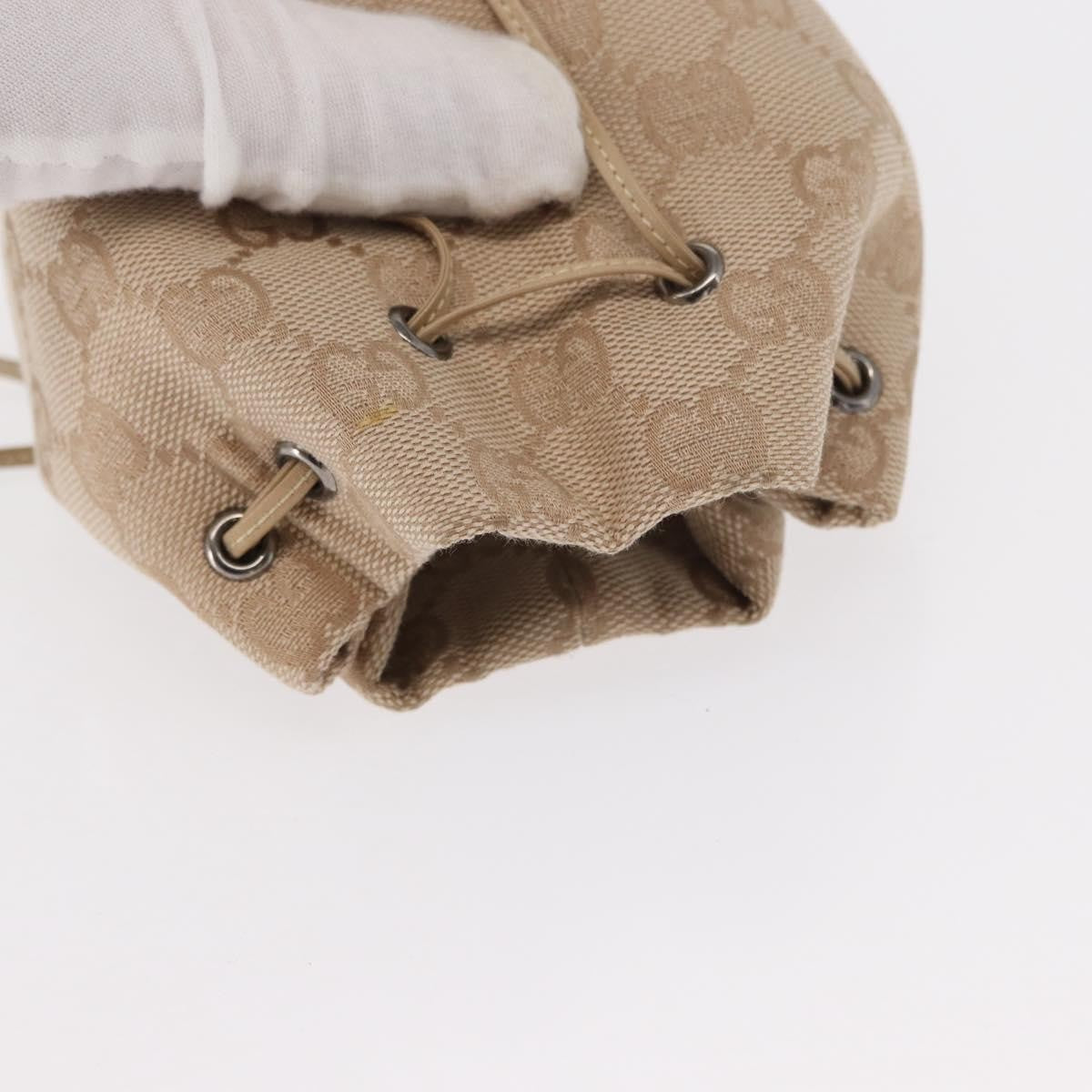 Gucci GG canvas pouch Canvas, BEIGE, CANVAS, Clutche & pouche