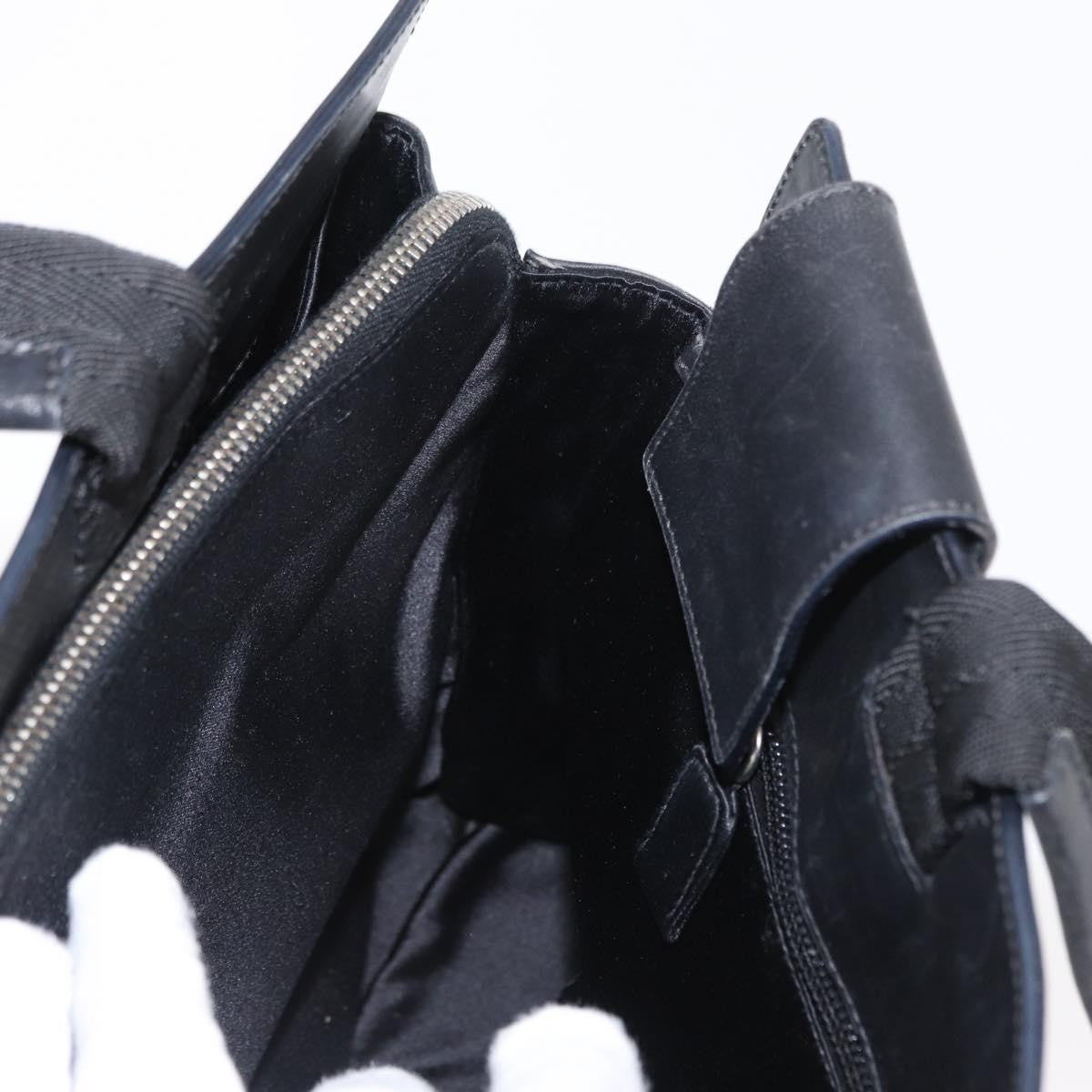 Prada Vintage Briefcase Leather, BLACK, LEATHER, Briefcase