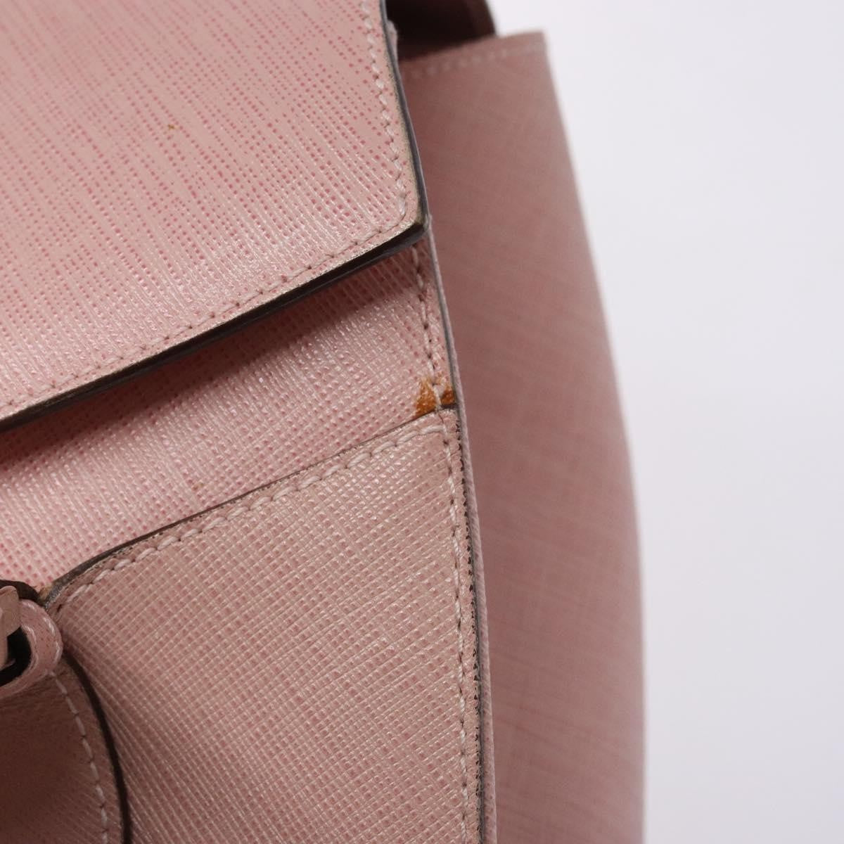 Salvatore Ferragamo Gancini handbag Leather, PINK, LEATHER, Handbag