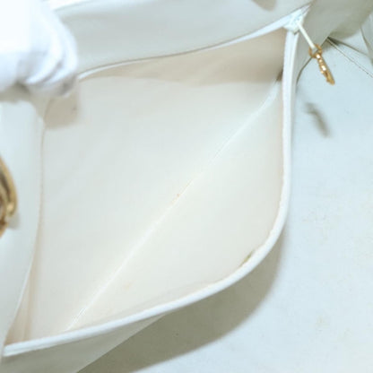 Chanel Vintage Grand Shopping Tote Quilted Caviar, WHITE, LEATHER, Tote bag