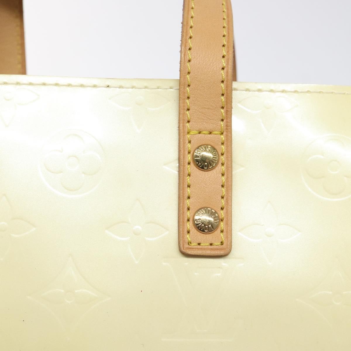 Louis Vuitton Reade Handbag Monogram Vernis, BEIGE, PATENT_LEATHER, Handbag
