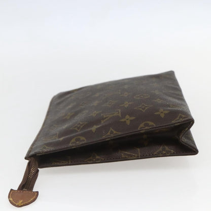 Louis Vuitton Toiletry Pouch Monogram Canvas, BROWN, CANVAS, Clutche & pouche