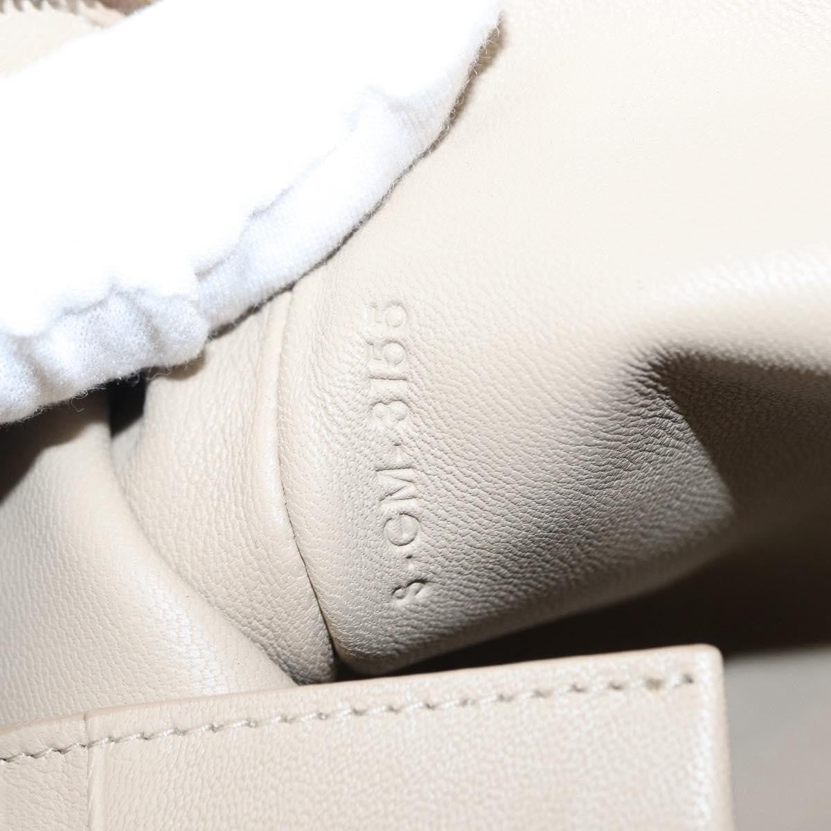 Celine Solo Pouch Leather, BEIGE, LEATHER, Clutche & pouche