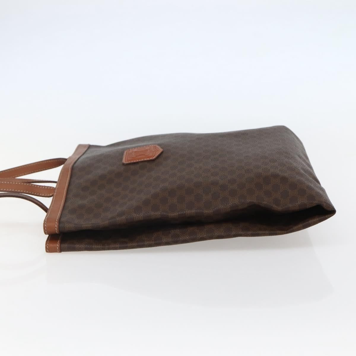 Celine Vintage Macadam Tote bag Canvas, BROWN, CANVAS, Tote bag