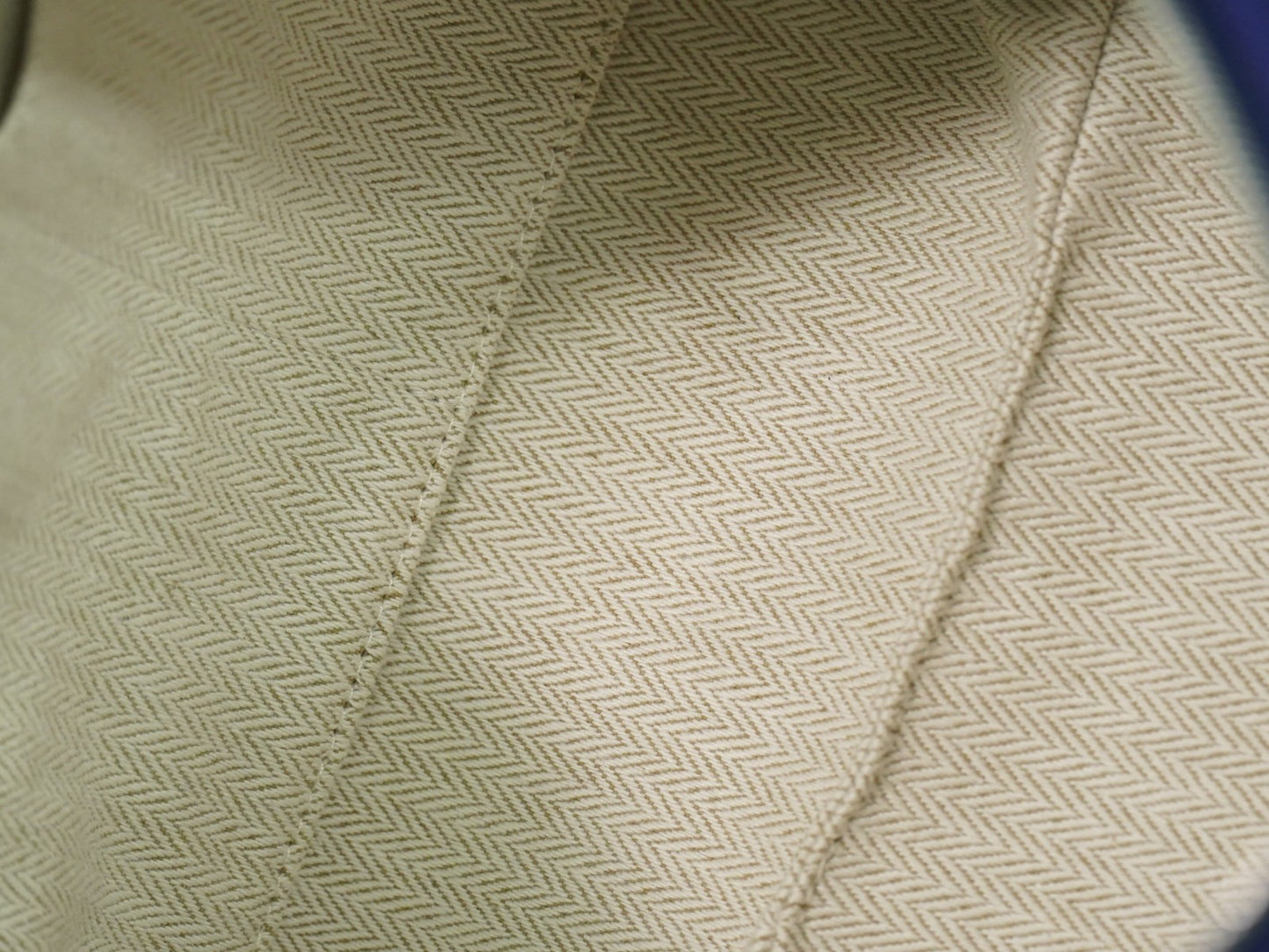 Hermes Bride à Brac Wool, NAVY, CANVAS, Handbag