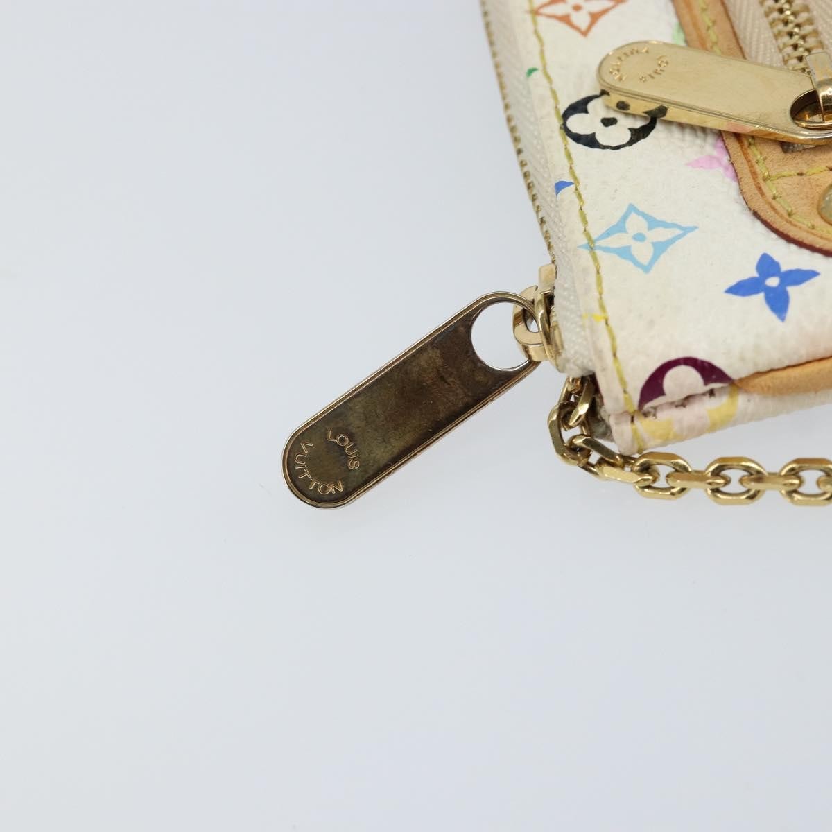 Louis Vuitton Pochette clés NM Monogram Multicolor Canvas, MULTICOLOUR, CANVAS, Wallets