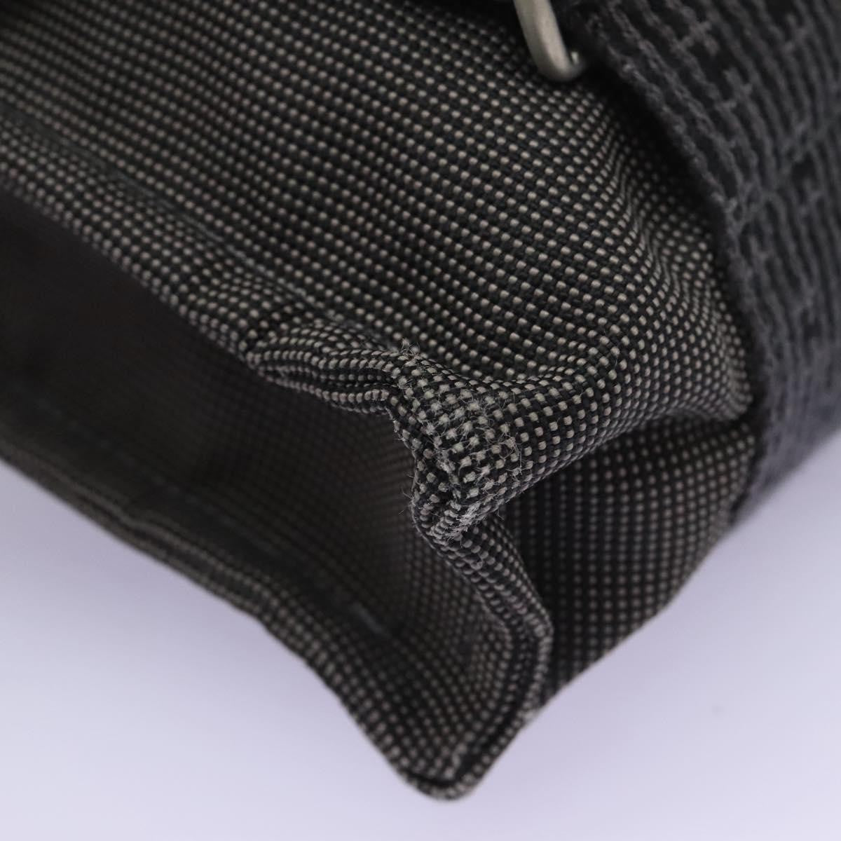 Hermes Herline Backpack Canvas, GRAY, CANVAS, Backpack