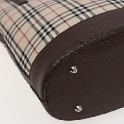 Burberry Nova Check Tote canvas check pattern, BEIGE, CANVAS, Tote bag