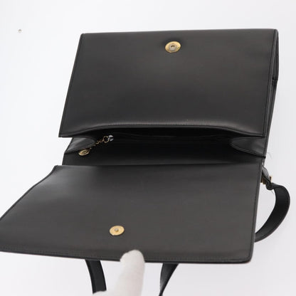 Gucci Vintage Shoulder Bag Leather, BLACK, LEATHER, Shoulder bag