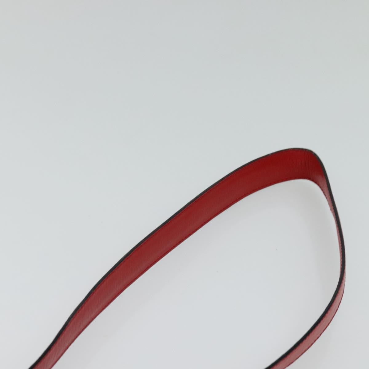 Celine Chain Shoulder Bag Leather, RED, LEATHER, Shoulder bag