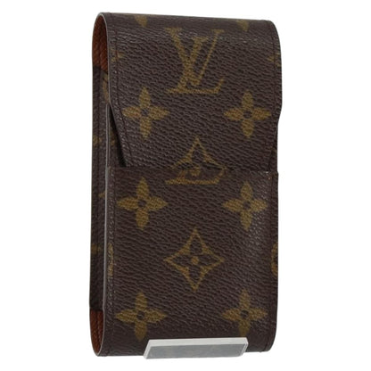 Louis Vuitton Etui Cigarette Case Monogram canvas, BROWN, CANVAS, Toiletry Case