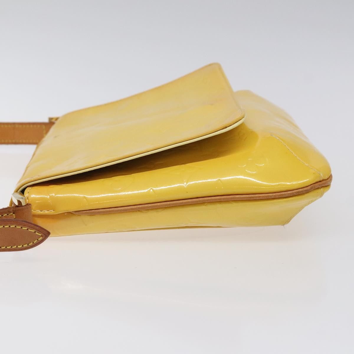 Louis Vuitton Thompson Street Handbag Monogram Vernis, YELLOW, PATENT_LEATHER, Handbag