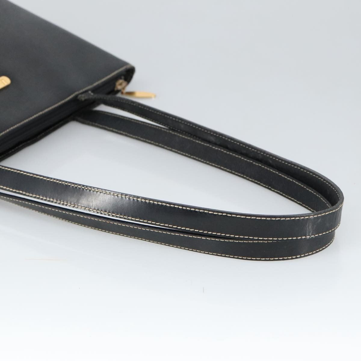 Burberry Handle Tote Leather, BLACK, LEATHER, Tote bag