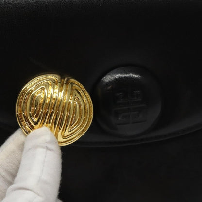 Givenchy Vintage 4G handbag Leather, BLACK, LEATHER, Handbag