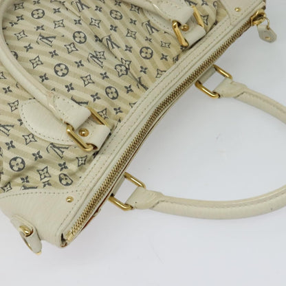 Louis Vuitton Marina Handbag Mini Lin Croisette, BEIGE, CANVAS, Handbag