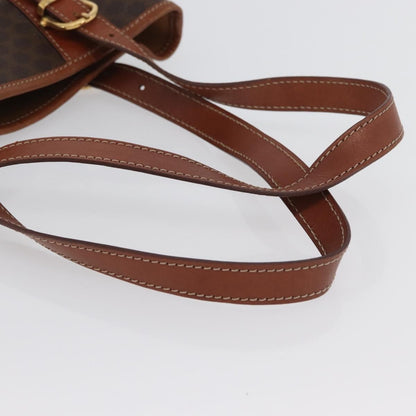 Celine Vintage Macadam Tote bag Canvas and Leather, Brown, Canvas, Tote Bag