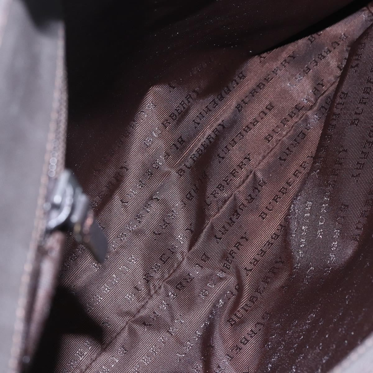 Burberry Nova Handbag Canvas, BROWN, PVC, Handbag