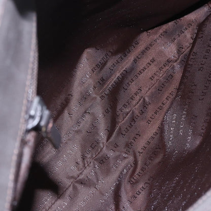 Burberry Nova Handbag Canvas, BROWN, PVC, Handbag